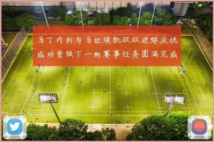 马丁内利与马杜埃凯双双进球庆祝成功晋级下一轮赛事任务圆满完成