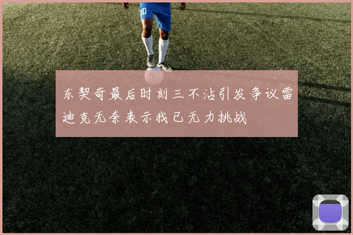 东契奇最后时刻三不沾引发争议雷迪克无奈表示我已无力挑战